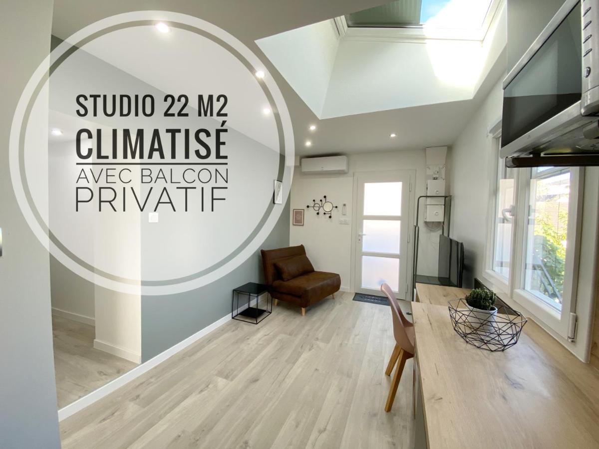 Studio Ora - 22M² - Climatise Avec Balcon Privatif Bassens  ภายนอก รูปภาพ